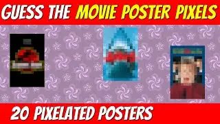 Guess the PIXELATED MOVIE POSTER | Movie quiz challenge