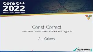 Const Correctness: How To Be Const Correct And Amazing At It