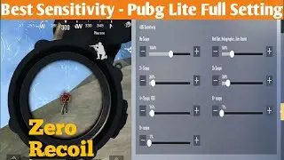 Best Sensitivity Setting PUBG Mobile Lite | Best Setting 2022