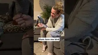Finally 🙌 my most wholesome moment from Giz 🥰 #talkingparrot #africangrey