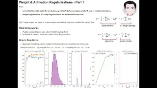 How to Regularizing with Weight & Activation Regularizations | Deep Learning