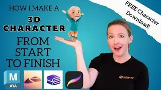 How I Make a 3D Character From Start to Finish