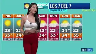 Yuli Castillo - en leggings rojos ajustados y top blanco muy sexy