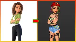 Luck Movie Cartoon 2022: Sam And Black Cat Glow Up Into Bad Girl - Luck Cartoon Offical