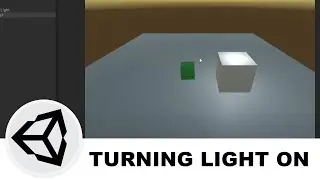 Light - turn on/off, change color (OnTriggerEnter/Exit) | Unity tutorial