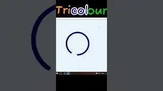 Tricolour drawing in python turtle module #shorts #python #codingstatus #isro