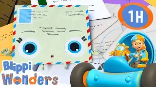 Off To The Mail Room | Blippi Wonders | Educational Kids Videos | Moonbug Kids