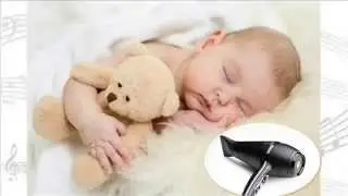 звук фена / сушилка звук волосы белый шум