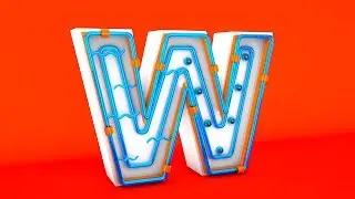 Abstract Typography Text - Cinema 4D Tutorial 🔥 🔥
