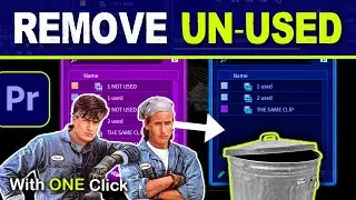Remove Unused Footage & Duplicates From Project in Premiere Pro CC