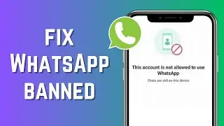 FIX: This Account is Not Allowed to Use WhatsApp Due to Spam✅🔥