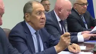 С.Лавров и П.Сиярто, Нью-Йорк, 22 сентября 2022 года