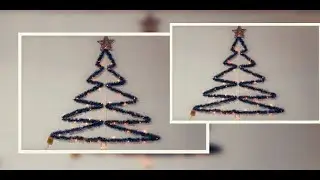 Как сделать новогодний декор елочку своими руками на стене / DIY Wall Christmas Tree