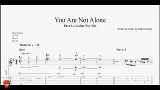 You Are Not Alone - Guitar Pro Tab