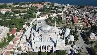 Aya Sofya Müzesi'nin Drone İle Yeni Görüntüleri