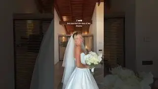 Just married!!! 💍🤍✨ #wedding #marriage #bride #weddingdress #justmarried #love #newlyweds