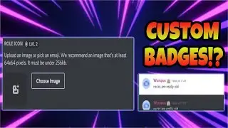 You Can Get Custom Badges Near Your Name | Role Icon Discord