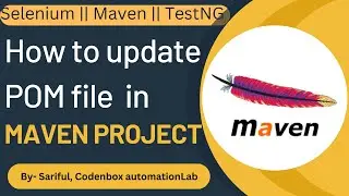 Maven-Part 8: What is pom.xml in Maven || How to update POM file and execute Maven project