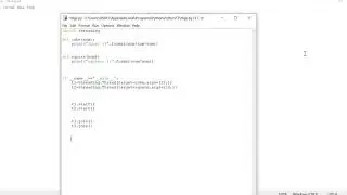 Multi-threading Example in Python