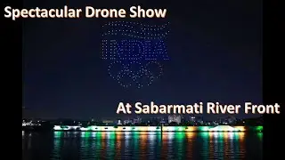 Amazing Drones Video at Sabarmati River Front | Vande Gujarat | National Games