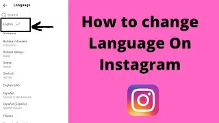 How to change language On Instagram ( New Update )