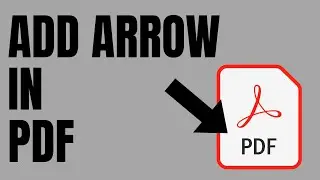 How to Add Arrow in PDF