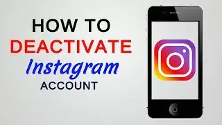 How To Deactivate Instagram Account / how to disable Instagram account