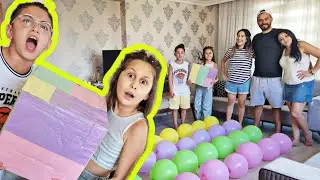 EFE VE KUZENLER İLE ÖDÜLLÜ BALON PATLATMA CHALLENGE !!