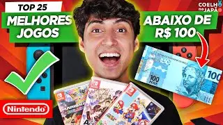25 MELHORES JOGOS ABAIXO DE R$100 REAIS NO NINTENDO SWITCH ❘ 