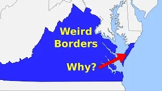 Weird Borders: State Borders of the United States of America
