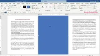 How to change the background color of a single page in ms word