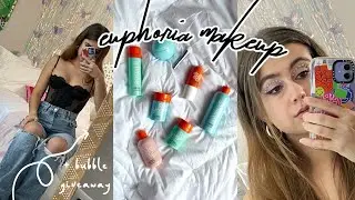 last minute euphoria halloween makeup + costume ft. bubble skincare giveaway