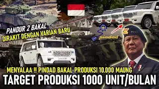 SANGAARR !! PINDAD TARGET PRODUKSI MAUNG 1000 UNIT / BULAN, PANDUR 2 AKAN DIRAKIT DENGAN VARIAN BARU