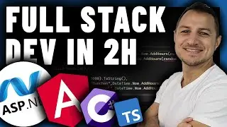 Learn FULL STACK Web Development in 2 HOURS! ASP.NET & Angular