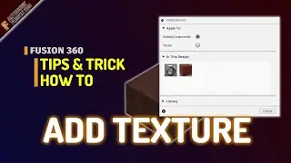 Fusion 360 How To Add Texture