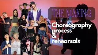THE MAKING 'Fire (Light It Up) Choreography process + Rehearsals