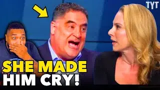 Cenk Uygur THROWS TANTRUM After Ana Kasparian CALLS HIM OUT For Calling Trump a FASCIST!