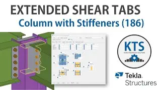 KTS - Column with Stiffeners (186) in Tekla Structures