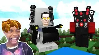 Roblox BUILD A BOAT Funny Moments Memes (SKIBIDI TOILET VSSPEAKERMAN)