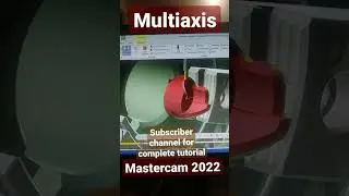 mastercam multiaxis programing| mastercam 2022 4 axis swarf milling | cnc programing #cnc #vmc