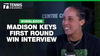 Madison Keys Feels Her Game Translates Well to Grass | 2024 Wimbledon 1st Round