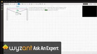 Using Trigonometry to Find the Tension in a Sagging Clothesline