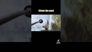 cleaning a pool