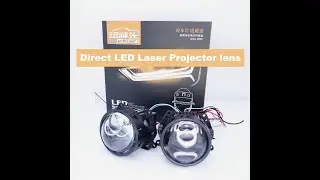 Direct LED laser projector lens | Bi-LED projector lens | NVEL | Low beam 35W | High beam Laser 55W