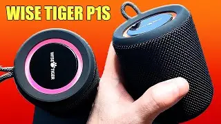 WISE TIGER P1S МОЩНАЯ мини Bluetooth колонка с защитой IPX7 ✔Чистый живой звук Сильные  БАСЫ и TWS 💪