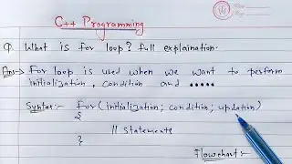 C++ For Loop | Learn Coding