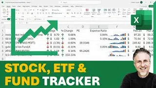 📈Live Stock, ETF and Fund Tracker in Excel 365 | + Get Historical Stock Prices in Excel