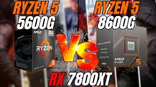 Ryzen 5 5600G Vs Ryzen 5 8600G - Qual a Diferença de desempenho com Placa de Vídeo?