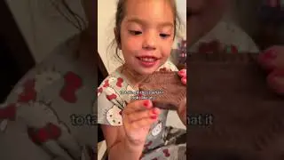 Bea and Riley review French Chocolate 😂 #reviewsbybea #reviewsbyriley #chocolate #kids