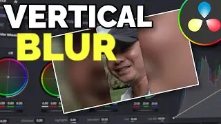 Vertical Video Background Blur in Davinci Resolve! | Davinci Resolve Tutorial